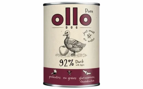 OLLO Pure Kaczka z Jabłkiem - mokra karma dla psa - 400g