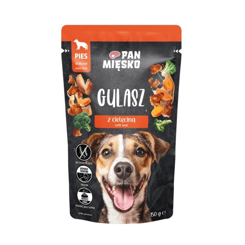 Pan Mięsko Gulasz Indyk z cielęciną (dorosły) 150g