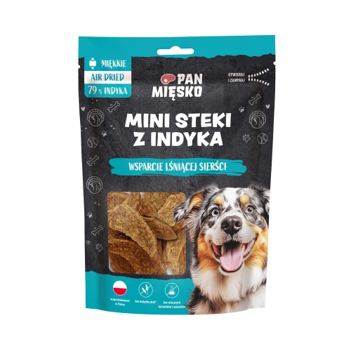 Pan Mięsko Mini steki z indyka (dorosły) 80g