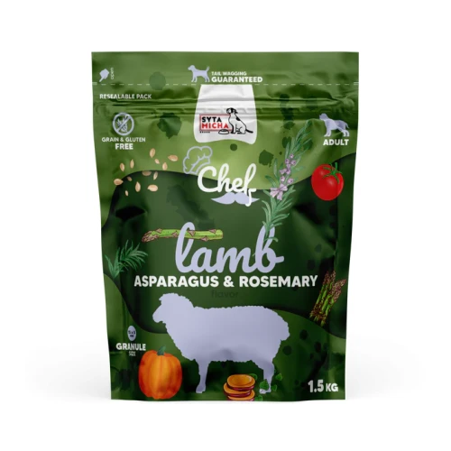 SYTA MICHA Chef Jagnięcina, szparagi i rozmaryn 1.5kg