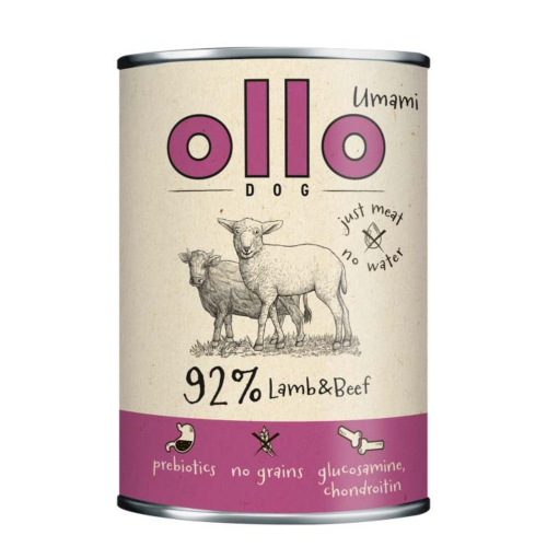 OLLO Umami Jagnięcina I Wołowina - mokra karma dla psa - 400g