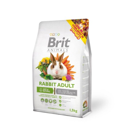 BRIT ANIMALS karma dla dorosłego królika/rabbit adult 1,5KG