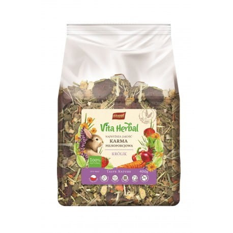 VITAPOL Vita Herbal karma pełnoporcjowa dla królika 400g