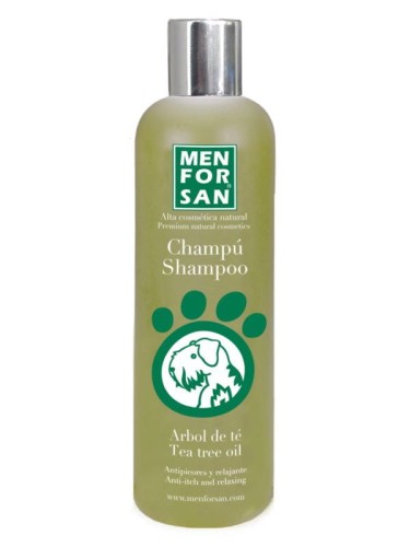 MEN FOR SAN Szampon dla psów łagodzący świąd z olejkiem z drzewa herbacianego 300ml