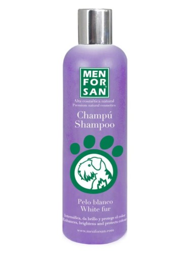 MEN FOR SAN Szampon dla psów o białej sierści 300ml