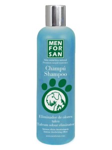 MEN FOR SAN Szampon dla psów eliminujący zapachy z talkiem 300ml