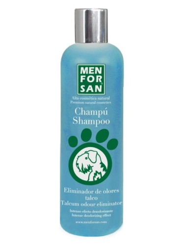 MEN FOR SAN Szampon dla psów eliminujący zapachy z talkiem 300ml