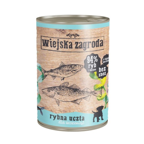 Wiejska Zagroda dla szczeniąt Rybna uczta 400g