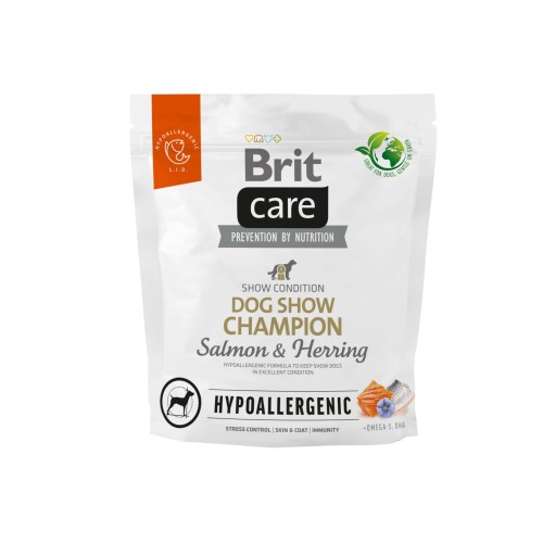 BRIT CARE DOG SHOW CHAMPION Łosoś i Śledź 1kg