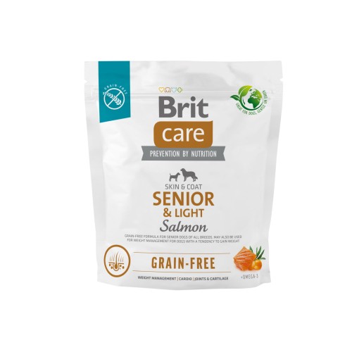 BRIT CARE SENIOR & LIGHT Łosoś 1kg