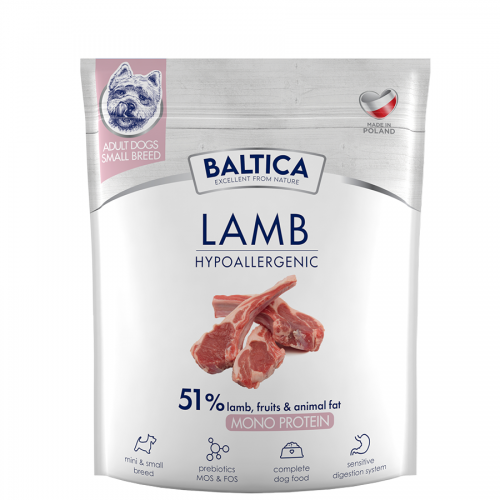 BALTICA Adult Small S Jagniecina z ryżem 3kg