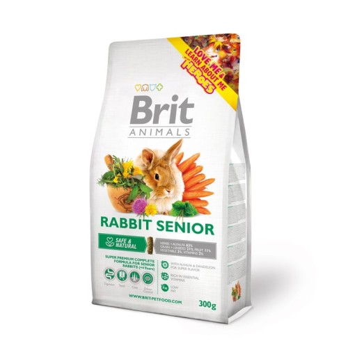 BRIT ANIMALS karma dla starszego królika/rabbit senior 300g 