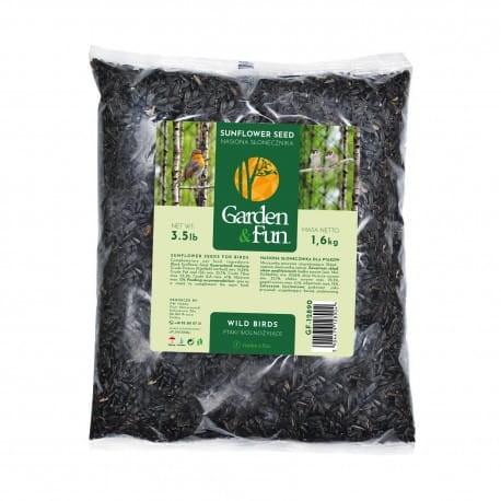 GARDEN&FUN Nasiona słonecznika czarnego 1,6 kg