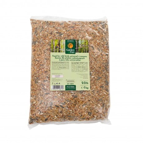 GARDEN&FUN Karma dla ptaków wolnożyjących 4 pory roku uniwersalna 1 kg
