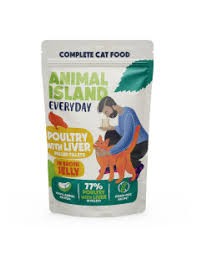 ANIMAL ISLAND EVERYDAY Szarpane fileciki z drobiu i wątróbki w galarecie 85g