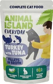 ANIMAL ISLAND EVERYDAY Fileciki w rosole indyk i tuńczyk 85g