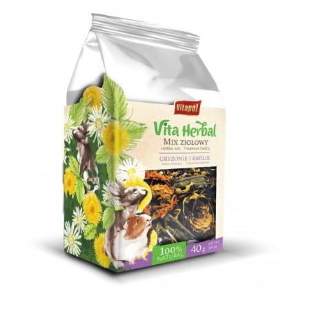 VITAPOL Vita herbal mix ziołowy dla gryzoni i królika 40g