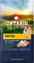 Ontario Adult Mini White Fish Biała Ryba z Brązowym Ryżem 2,25kg
