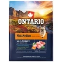 Ontario Mini & Medium Weight Control Turkey & Brown Rice 12kg