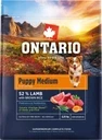 Ontario Puppy Medium Lamb Jagnięcina z Brązowym Ryżem 2,25kg