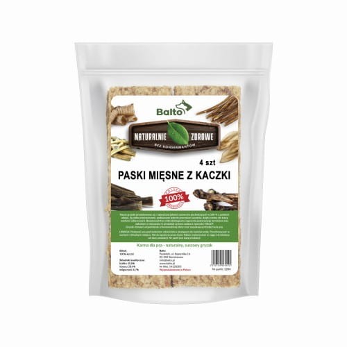 Balto Paski mięsne z kaczki 4szt