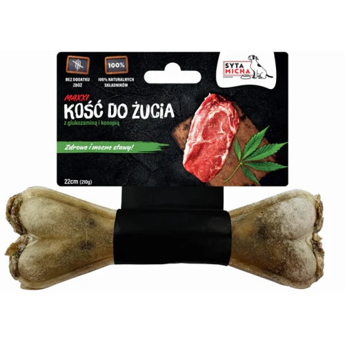 SYTA MICHA Kość do żucia dla psa na mocne stawy 22cm MAXI