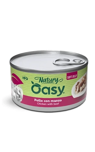 OASY NATURY JELLY  Kurczak z Wołowina 85g