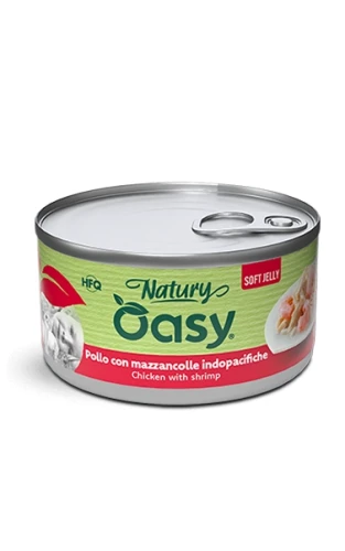 OASY NATURY JELLY Kurczak z Krewetkami 85g 
