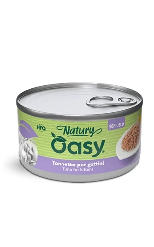 OASY NATURY JELLY Tuńczyk dla kociąt 85g 