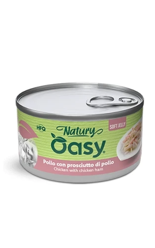 OASY NATURY JELLY  Kurczak z Szynką 85g