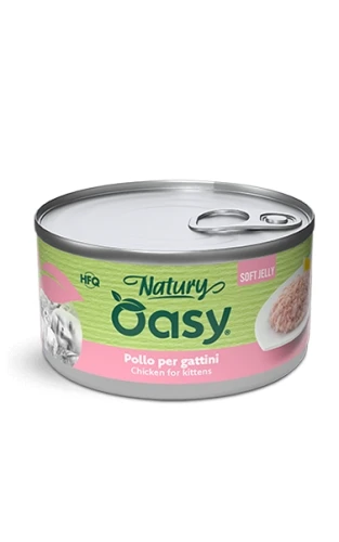 OASY NATURY JELLY Kurczak dla kociąt 85g