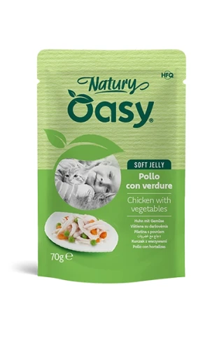 OASY  Natury Soft Jelly  Kurczak z warzywami  70g   