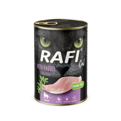 RAFI Cat Adult z królikiem - mokra karma dla kota - 400g