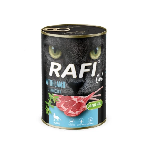RAFI Cat Adult z jagnięciną - mokra karma dla kota - 400g