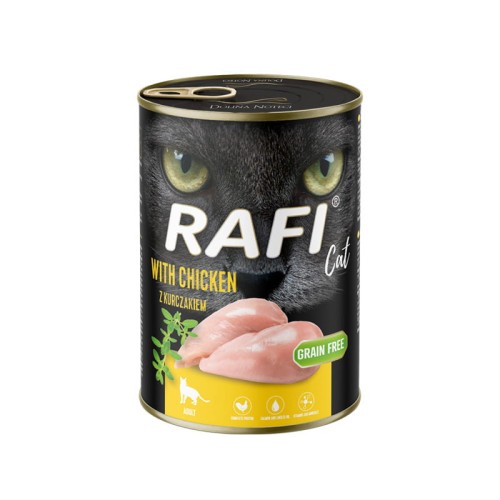 RAFI Cat Adult z kurczakiem - mokra karma dla kota - 400g