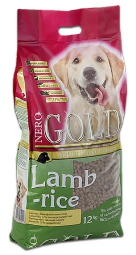 NEROGOLD LAMB & RICE/jagnięcina z ryżem 12 kg 