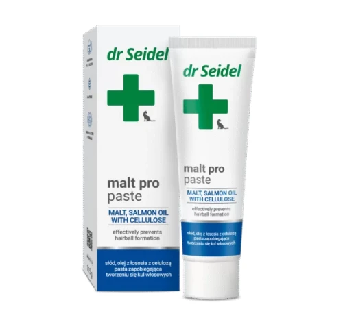DR SEIDEL Malt pro paste pasta odkłaczająca dla kota 115g