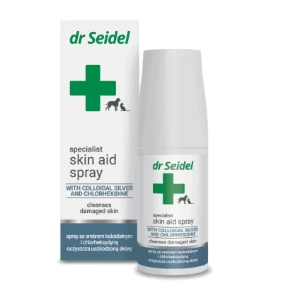DR SEIDEL Skin aid spray do pielęgnacji uszkodzonej skóry, drobnych ran i zadrapań 50ml