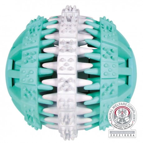 TRIXIE Denta fun piłka do zabawy i czyszczenia zębów dla psa 7,5cm