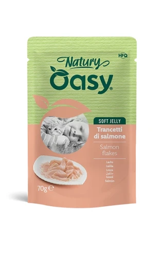 OASY  Natury Soft Jelly  Łosoś 70g 