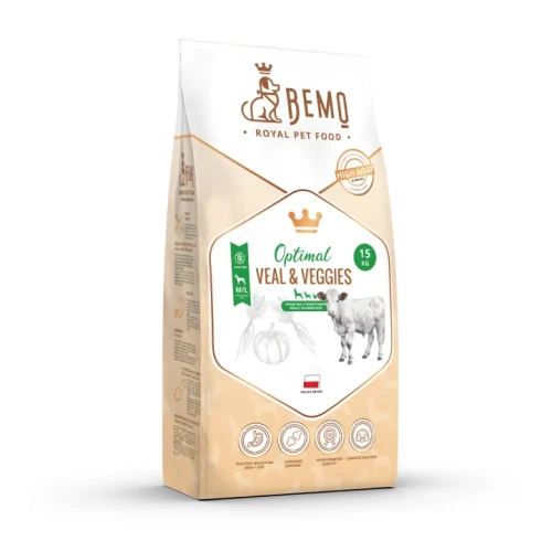 BEMO Optimal Veal Cielęcina z warzywami M/L 15kg 