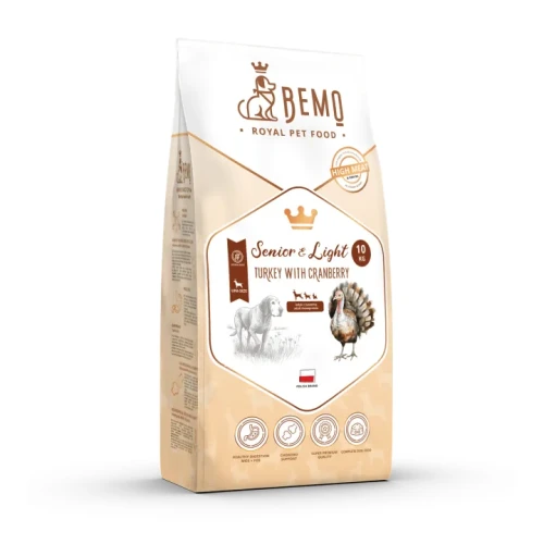  BEMO Senior & Light  indyk z żurawiną 10 kg