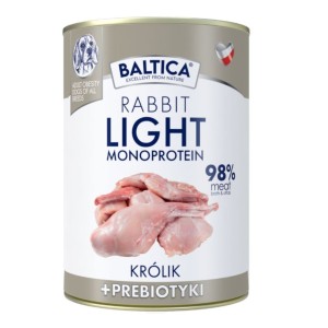 Baltica LIGHT Rabbit & Prebiotics -Królik 400g