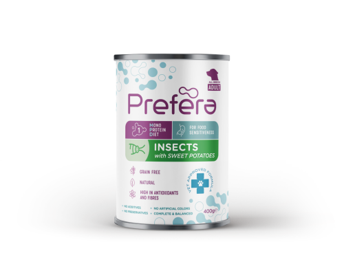 Prefera Insekty ze słodkimi ziemniakami 400g