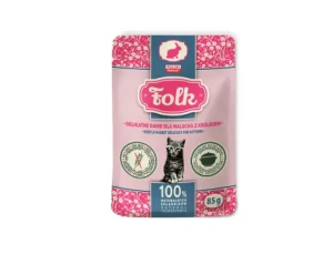 FOLK Kitten Delikatne danie dla malucha z królikiem saszetka 85 g
