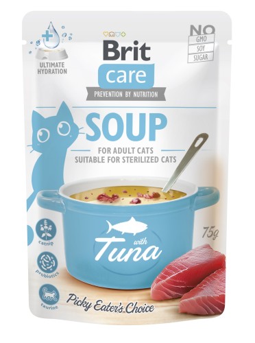 Brit Care Cat Soup tuńczyk 75 g