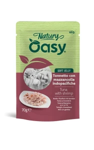 OASY  Natury Soft Jelly Tuńczyk Z Krewetkami 70g 