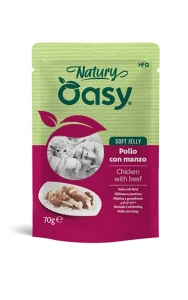 OASY  Natury Soft Jelly Kurczak Z Wołowiną 70g 