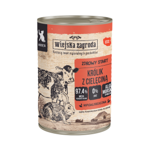 Wiejska Zagroda Królik z cielęciną (kociak) 400g