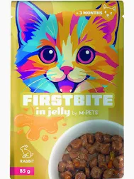 FIRSTBITE mokra karma w galaretce z królikiem dla kota 85g